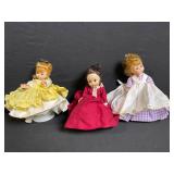 Madame Alexander Dolls - Meg, Amy & Mamie Vintage 1950s Set