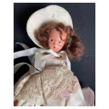 1940s Story Book Dolls - Set of 3 with Lace Dresses & Hats