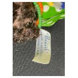 Dolls - Vintage Cloth Dolls in Traditional Dresses - Navy Dress, Green Polka-Dot Dress