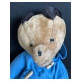 Eden Toys Teddy Bear - Sewn in Haiti Blue Coat