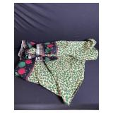 Nordic Pattern Knit Sweater Lot + Orange Cardigan + Holiday Quilts & Textiles Bundle