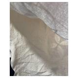 Handmade Patchwork Quilt - Approx 88 x 180 in, Scalloped Border