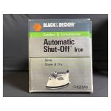 Black & Decker Automatic Shut-Off Iron F492BWH & Portable Fridge/Warmer