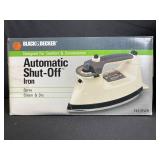 Black & Decker Automatic Shut-Off Iron F492BWH & Portable Fridge/Warmer