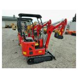 ZJZ-12 MINI EXCAVATOR ORANGE