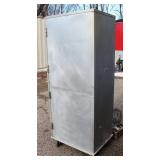 Lockwood CA72-RR18-CDD-R Dutch Door Display Cabinet, 18 Pan Capacity