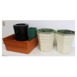 Hydroponics Growing Systems Lot With 2 Air Pumps & Pots (see pictures)