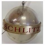 SCHILTZ Beer Globe Bar Light Sign Vintage