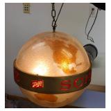 SCHILTZ Beer Globe Bar Light Sign Vintage