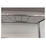 Stainless Steel Commercial 4 Tiers Shelving 75" High X 59" Wide X 12,5" Deep