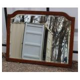 Framed Mirror Measures: 44" X 31"