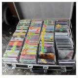Eurolite Case CD-4 RR 4 Row, Rolling CD Case With Music CD