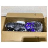 Costway 6V Kids Motorcycle, Electric Ride On Car Toy with Training Wheels, Working Headlight, Horn & Music, Battery Powered Ride On Motorcycle Toy for Toddler Kids Boys Girls Ages 3-6, Blue