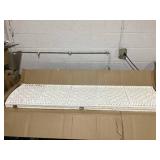 HOMCOM Room Divider, 3 Panel Folding Privacy Screen, 6FT Tall Portable Weave Partition Wall Divider for Bedroom, White