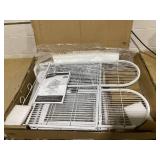 PawHut 55" Large Parrot Cage with Toy Hooks Above Top Bird Perch, Tray, Food Cups, Rolling Stand, Bird Cage for Cockatiels, Parakeets, Lovebirds (Overall 24" x 17" x 64.25", Maybe Missing Hardware)