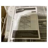 PawHut 55" Large Parrot Cage with Toy Hooks Above Top Bird Perch, Tray, Food Cups, Rolling Stand, Bird Cage for Cockatiels, Parakeets, Lovebirds (Overall 24" x 17" x 64.25", Maybe Missing Hardware)