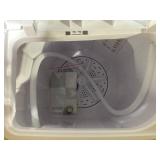 COSTWAY Portable Washing Machine, Twin Tub 20 Lbs Capacity, Compact Laundry Washer(12 Lbs) and Spinner(8 Lbs), Durable Design, Timer Control, Perfect for RV, Apartments and Dorms, Blue+White