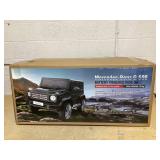 Aosom 12V Mercedes Benz G500 Licensed Kids Electric Car with Remote Control, Headlights, Music, Suspension, Storage, Black
