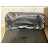 HOMCOM Rolling Creeper Garage Stool, 300 LBS Capacity Mechanic Stool with 360° Wheels, Tool Tray, Adjustable Height, Blue (Used, Maybe Missing Hardware)