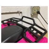 Aosom 12V Electric Toy Car with Forward Backward Function, Music, LED Headlights, for Ages 3-5 Years, Pink (Missing Charger. Minor Transit Damage, See Photos)