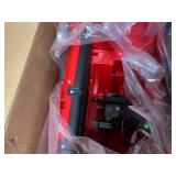 Qaba 12V Ride on Fire Truck with Siren, Flashing Lights Fire Extinguisher, Soft Start, Horn Music, Red