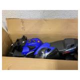 Cosway 6V Kids Motorcycle, Electric Ride On Car Toy with Training Wheels, Working Headlight, Horn & Music, Battery Powered Ride On Motorcycle Toy for Toddler Kids Boys Girls Ages 3-6, Blue