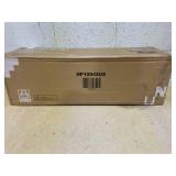 Mondawe - 10000 BTU Portable Steel Tabletop Patio Heater with Glass Tube - Black