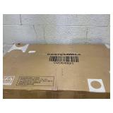 Costway Dining Chair Set of 4 with Curved Backrest Padded Seat & Metal Legs for Dining Room White