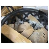 BALI OUTDOORS Fire Pits Outdoor Wood Burning Firepit Grill, 32 Inch Fire Bowl