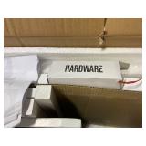 Wooden Dining Chairs Set of 2, Slat Tilt Backrest, White (Minor Transit Damage)