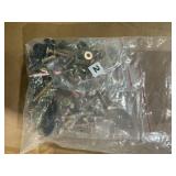 HAPPYGRILL Outdoor PE Wicker Bar Stools Set, Patio Bar Height Chairs with Cushions, Armrests and Footrest, Outdoor High Bistro Stools for Poolside, Backyard and Porch (Beige,4)