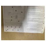 HOMCOM Compact Mop Bucket with Wringer, Mop Bucket on Wheels, 21 Quart, Separate Dirty and Clean Water, Yellow(missing hardware and wheels)