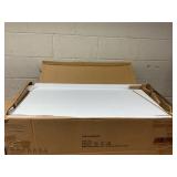 HOMCOM Kitchen Buffet Hutch Cabinet, Freestanding Kitchen Pantry Storage Cabinet Cupboard with Framed Glass Door, Drawer and Microwave Space, White