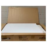 HOMCOM Farmhouse Sideboard Buffet Cabinet, Barn Door Coffee Bar Cabinet with Drawer and Adjustable Shelf for Kitchen, Living Room, Entryway, White Wash (Maybe Missing Hardware)