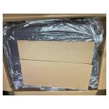 HOMCOM Recliner with Ottoman Footrest, Recliner Chair with Vibration Massage, Faux Leather and Swivel Wood Base for Living Room and Bedroom, Brown (Missing Hardware)