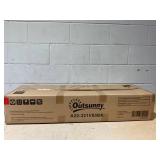 Outsunny 10.6 Gallons Solar Heated Shower with Free-Rotating Shower Head, Temperature Adjustment & Foot Shower, 2-Section Outdoor Shower for Backyard Poolside Beach Pool Spa, 7ft (Missing Part B, See 