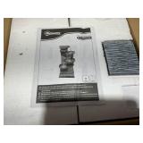 Outsunny 33.5" Water Fountain, 4-Tier Resin Cascading Bowls Outdoor Waterfall Fountain with LED Lights, Pump