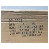 PawHut 45" Extra Large Wooden Hamster Cage, 3-Layer Rat Cage with Opening Roof, PVC Window, Small Animal Habitat for Gerbil, Dwarf & Syrian Hamsters, Natural (Missing Part I, See Photos)