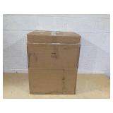 Qaba Baby Rocking Horse Lion with Sound, Plush Stuffed Rocking Animals, Wooden Rocking Horse with Seat Belt for 18-36 Months Boys and Girls Gift, Brown