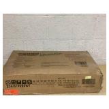 kleankin Bathroom Sink Cabinet, Pedestal Sink Cabinet with Adjustable Shelf, White