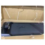 Costway SuperFit 0.6-3.8MPH Walking Pad Under Desk Treadmill with Remote Control and LED Display Black