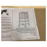 ARLIME 6-Drawer Rolling Storage Cart, Multifunctional Storage Organizer Cart with Wheels, Mobile Utility Cart for Home Office Garage Tools (Used, Minor Transit Damage See Photos)