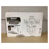 Broan-NuTone BCSQ130SS Three-Speed Glacier Under-Cabinet Range Hood with LED Lights ADA Capable, 1.5 Sones, 375 Max Blower CFM, 30-Inch, Stainless Steel (Used, Missing Hardware)