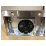 Broan-NuTone BCSQ130SS Three-Speed Glacier Under-Cabinet Range Hood with LED Lights ADA Capable, 1.5 Sones, 375 Max Blower CFM, 30-Inch, Stainless Steel (Used, Missing Hardware)