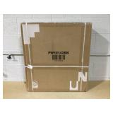 Petsite Foldable Double Pet Stroller, Adjustable Sunshade, Storage Basket, Black