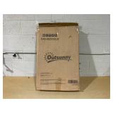 Garden Rocking Chair Light Blue Metal Outdoor Rocking Chair