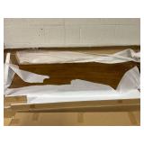 Costway - 1 PCS 60" Dining Bench 3 Person Entryway Shoe Bench with Metal Frame for Hallway - Walnut & Black