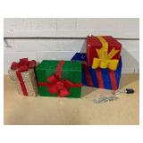 Costway 4 Ft Stackable Gift Boxes Set of 4 Stacked Christmas Present Boxes (Slightly Used)