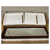 High-Quality Lockable Jewelry Armoire with LED Lights and Ample Storage Space (Minor Transit damage)