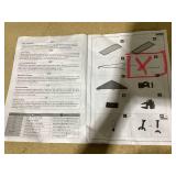 PawHut Black Metal Lockable Dog House Kennel with Water-Resistant Roof (Missing: Part D)